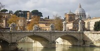 Rom Vatikan Brücke Fluss